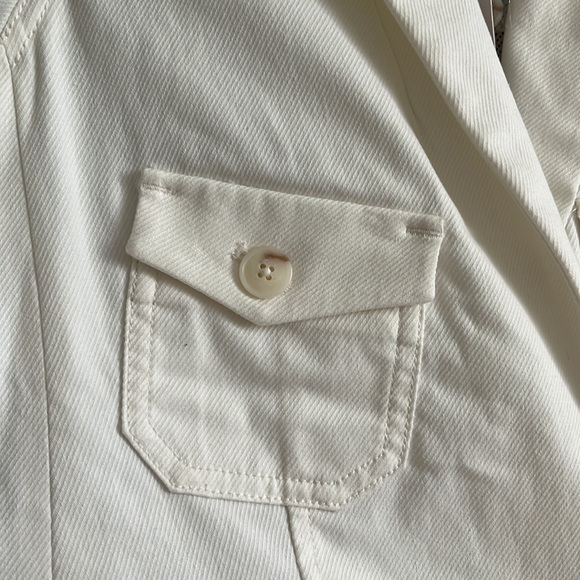 Anthropologie Jacket Fully Lined White Size 2 - Picture 4 of 16
